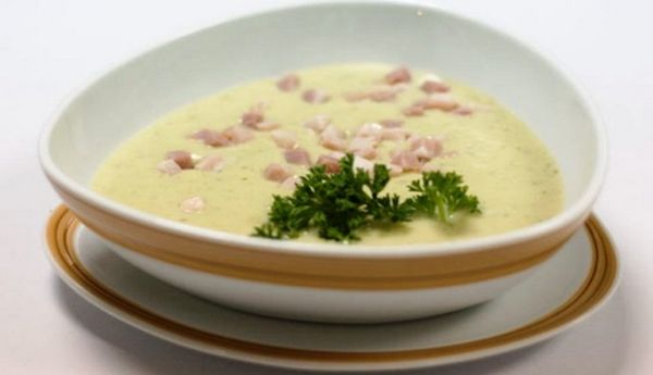 Грибной суп-пюре, вкусные блюда