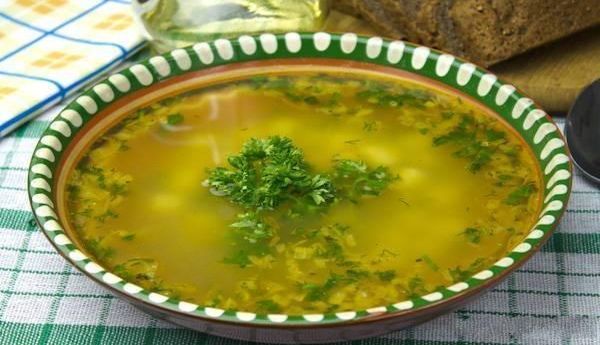 Суп гороховый постный, вкусные первые блюда