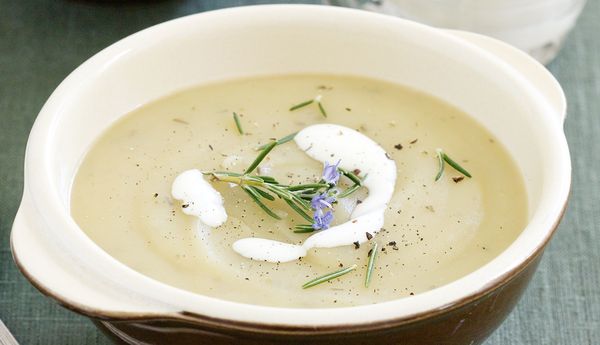 Картофельный суп-пюре с языком, классический рецепт