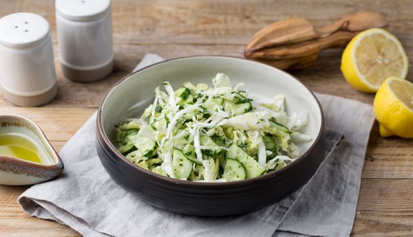 Салат из огурца и свежей капусты, вкусные рецепты