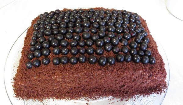 Торт Черная жемчужина, рецепт по домашнему