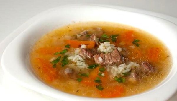 Рисовый суп с говядиной, приготовим сами