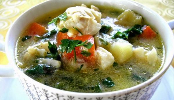 Рыбный суп с овощами, приготовим сами
