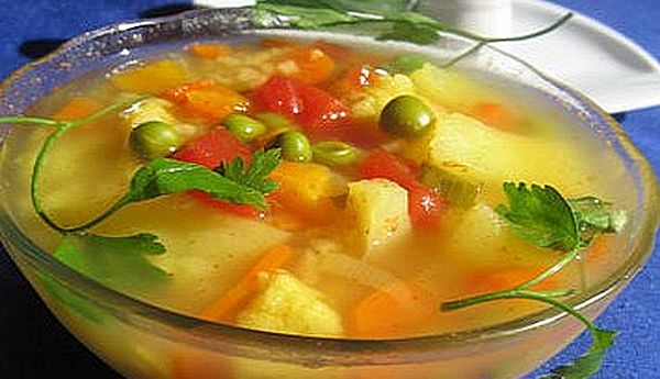 Овощной суп с сырными лепешками, рецепты от поваров