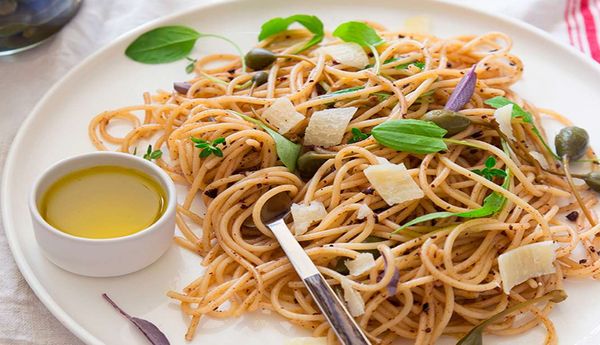 Спагетти с каперсами, рецепт на ваш вкус